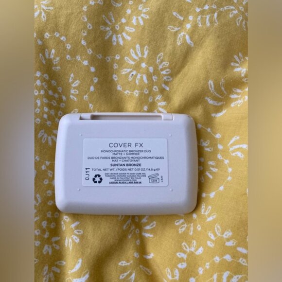 Brand new Cover FX Monochromatic Bronzer Duo in shade Suntan Bronze - Picture 3 of 4